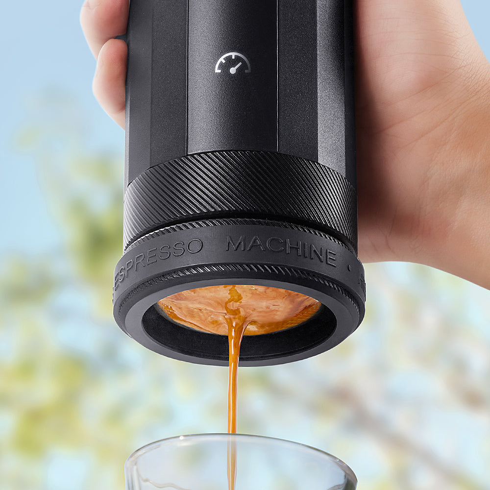 PORTABLE ESPRESSO MAKER-ELECTRIC HEATING FOR CAMPING & TRAVEL
