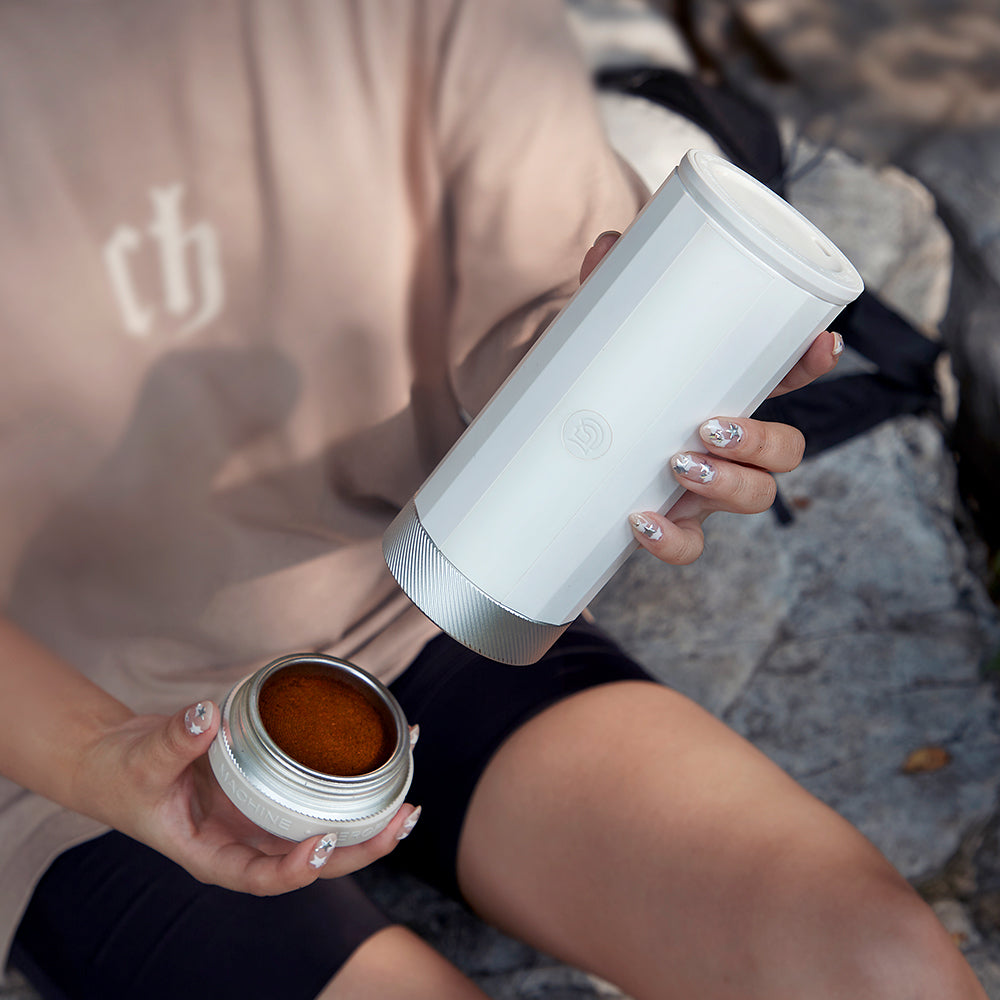 PORTABLE ESPRESSO MAKER-ELECTRIC HEATING FOR CAMPING & TRAVEL