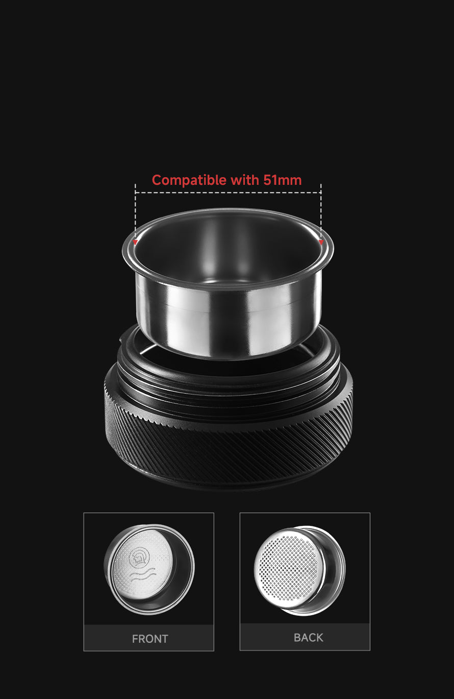 PORTABLE ESPRESSO MAKER-ELECTRIC HEATING FOR CAMPING & TRAVEL