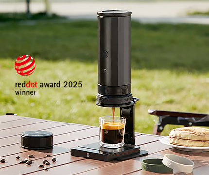 PORTABLE ESPRESSO MAKER-ELECTRIC HEATING FOR CAMPING & TRAVEL